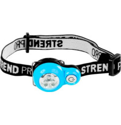 Čelovka Strend Pro Headlight, LED, 15 lm, mini, ružová/modrá, Sellbox 8 ks