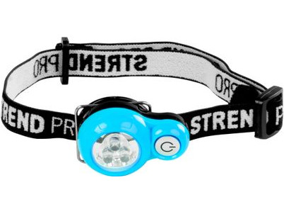 Čelovka Strend Pro Headlight, LED, 15 lm, mini, ružová/modrá, Sellbox 8 ks