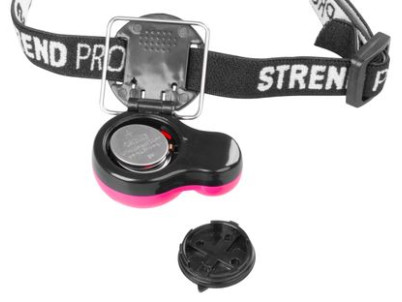 Čelovka Strend Pro Headlight, LED, 15 lm, mini, ružová/modrá, Sellbox 8 ks