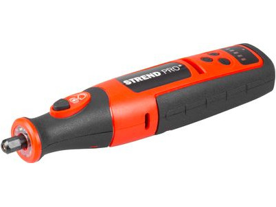 Brúska Strend Pro, mini, priama, vŕtanie a brúsenie, 8 V, 1500 mAh, s príslušenstvom