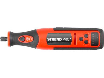 Brúska Strend Pro, mini, priama, vŕtanie a brúsenie, 8 V, 1500 mAh, s príslušenstvom