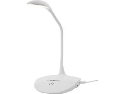 Lampa Strend Pro, stolná, LED, voľba intenzity svetla, USB, 2 W, biela