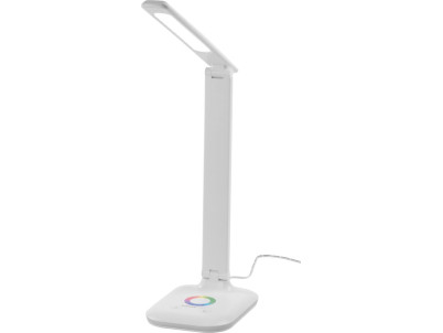 Lampa Strend Pro, stolná, dotykové ovládanie, stmievanie, RGB, podsvietený podstavec, 4 W, biela