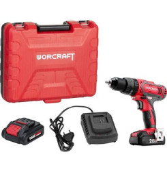 Skrutkovač Worcraft CD-20LiH, 20V, 2x Li-ion 2.0Ah, set
