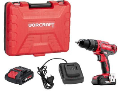 Skrutkovač Worcraft CD-20LiH, 20V, 2x Li-ion 2.0Ah, set