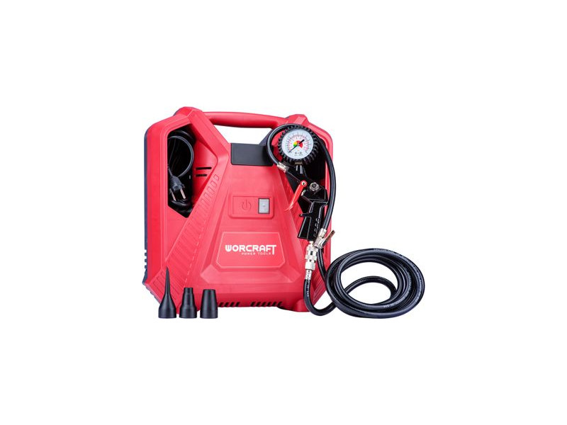Kompresor Worcraft PAC11-180, 1100 W, bezolejový