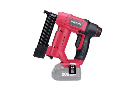 Sponkovačka Worcraft CNS-S20Li ShareSYS, 20V Li-Ion, s reguláciou, LED sveto, sponky U + klince T