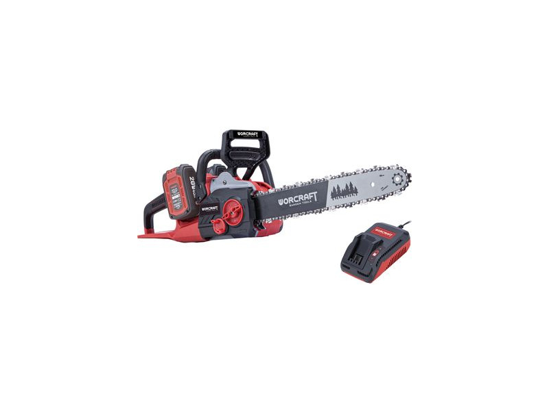 Set Worcraft WSET-06, S20Li ShareSYS, reťazová píla, nabíjačka, 2x 4.0 Ah akumulátor