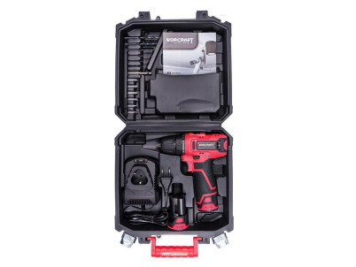 Skrutkovač Worcraft CD-12LiA, 2xLi-ion 1.3Ah, kufrík