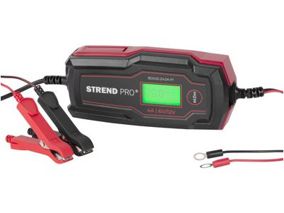 Nabíjačka Strend Pro BDG02-Z4.0A-P1, 70W, 2A/4A, 6V/12V, IP65, LCD, na autobatérie