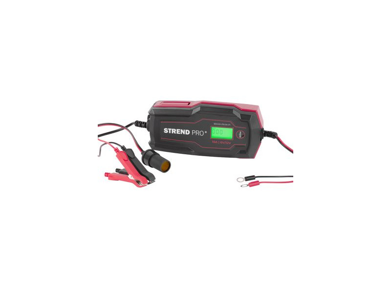 Nabíjačka Strend Pro BDG02-Z10.0A-P1, 160W, 2A/10A, 6V/12V, IP65, LCD, na autobatérie