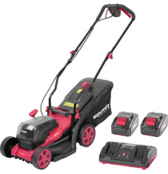 Kosačka Worcraft CLM-S40Li ShareSYS, 2x20V, 40V Li-Ion, 340 mm, 35 lit., SET 2x akumulátor + nabíjačka