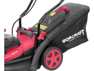 Kosačka Worcraft CLM-S40Li ShareSYS, 2x20V, 40V Li-Ion, 340 mm, 35 lit., SET 2x akumulátor + nabíjačka