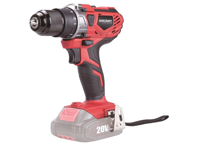 Skrutkovač Worcraft CD-S20LiW ShareSYS, 20V Li-ion, kovové skľučovadlo