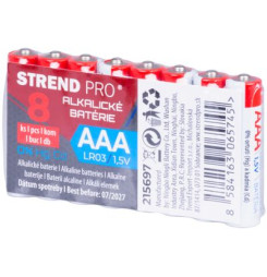 Batéria Strend Pro, LR03, 8 ks, AAA tužka