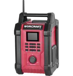 Rádio Worcraft CBTS-S20LiH ShareSYS, 20V Li-Ion, DAB+FM, Bluetooth, AUX, 2x15W