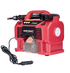 Kompresor Worcraft CAC-S20LiA ShareSYS, 160 Psi/11 Bar, 20V Li-ion, LED svetlo + autozásuvka
