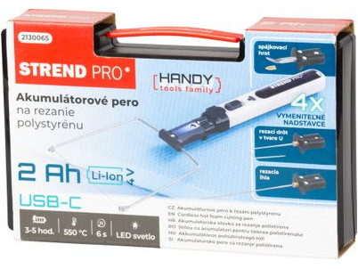 Pero Strend Pro, rezač na polystyrén, 2000mAh, USB nabíjanie, s príslušenstvom