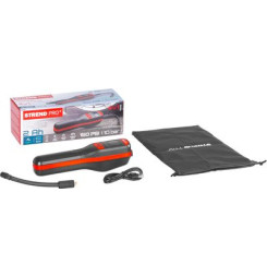 Kompresor Strend Pro K25, ručný, 150 psi, 10 bar, LED svetlo, akumulátorová pumpička