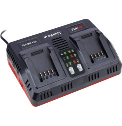 Nabíjačka Worcraft CLC-20V-4.5D ShareSYS, séria S20Li, 2x aku, rýchlonabíjačka