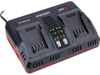 Nabíjačka Worcraft CLC-20V-4.5D ShareSYS, séria S20Li, 2x aku, rýchlonabíjačka