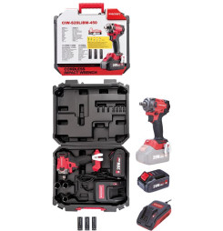 Uťahovák Worcraft CIW-S20LiBM-450 ShareSYS, 20V Li-Ion, rázový, 450Nm, 1/2" square, SET 1x akumulátor 4.0 Ah + rýchlonabíjačka, 