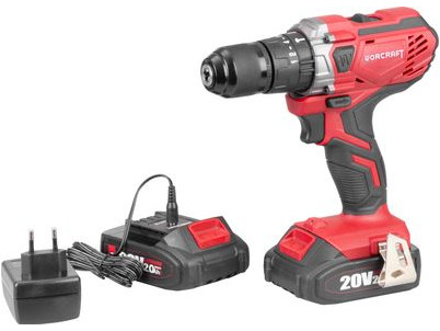 Skrutkovač Worcraft CHD-S20LiWB ShareSYS, 20V, 2x Li-ion 2.0 Ah, bezuhlíkový, SET v kufri