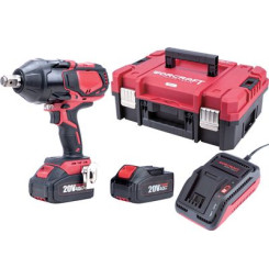 Set Worcraft XCUBE007 ShareSYS Toolbox, uťahovák CIW-S20LiB-1800, 2x 4.0 Ah akumulátor, 1x nabíjačka