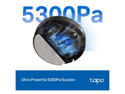 TP-LINK Tapo RV30 Max Plus, Rob vys/mop, biely