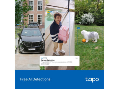 TP-link Tapo C660 KIT, Security Wi-Fi Kamera + Pan