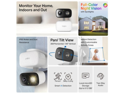 TP-link Tapo C206, Pan/Tilt Home Security kamera