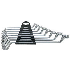 Sada kľúčov Strend Pro HR32581 8 dielna, Cr-V, 6-22 mm, očkové, vyhnuté 75°