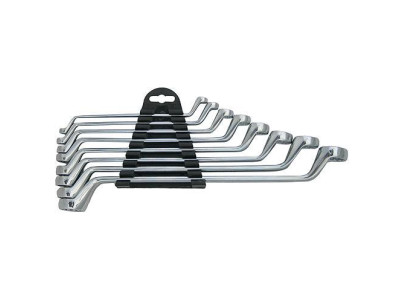 Sada kľúčov Strend Pro HR32581 8 dielna, Cr-V, 6-22 mm, očkové, vyhnuté 75°