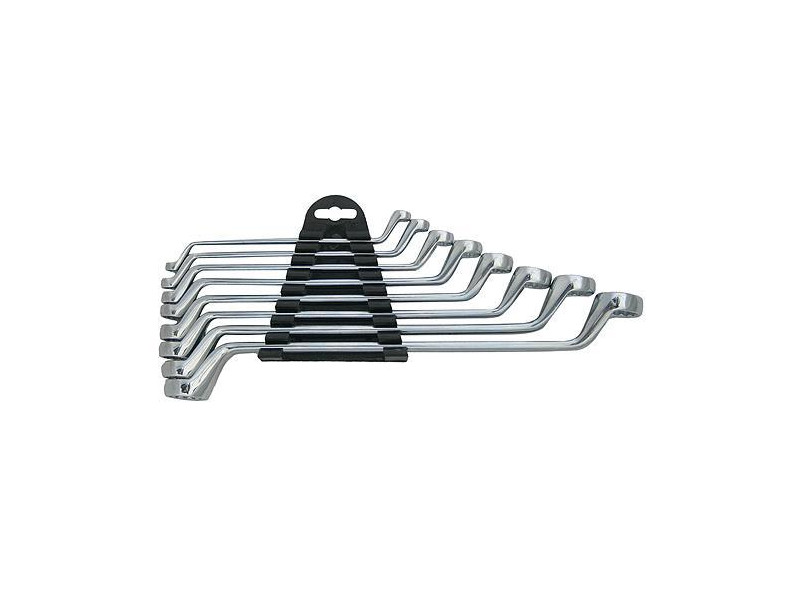 Sada kľúčov Strend Pro HR32581 8 dielna, Cr-V, 6-22 mm, očkové, vyhnuté 75°