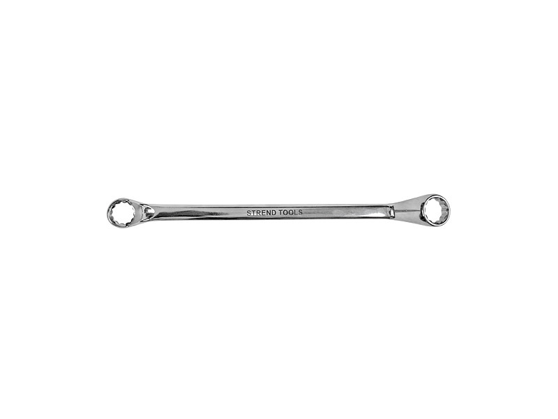 Kľúč HR32504 10x13 mm • DIN838, očkový, vyhnutý 75°, Cr-V