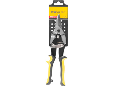 Nožnice Strend Pro PL653, 240 mm, na plech, krátke, rovné