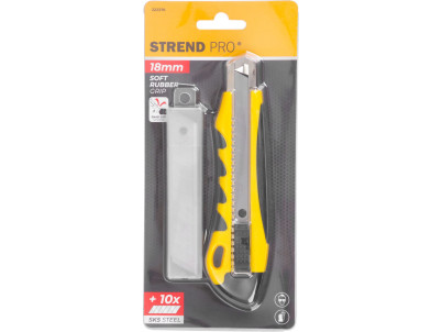 Nôž Strend Pro UK888+1A, 18 mm, odlamovací, + 10 ks čepelí