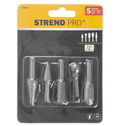 Rašpľa Strend Pro RR0731, sada 5 dielna, rotačné, so stopkou