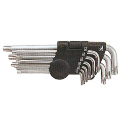 Sada kľúčov Strend Pro HK0042, 9 dielna, T10-T50, Torx, zástrčná