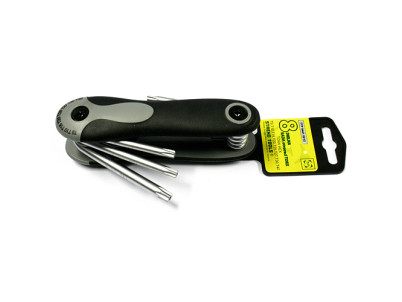 Sada kľúčov Strend Pro HK0208, 8 dielna, Torx, sklápacia, zástrčná