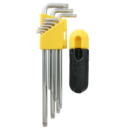 Sada kľúčov Strend Pro HK7008, 9 dielna, T10-T50, Torx, Cr-V, zástrčná