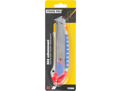 Nôž Strend Pro UKX-867-22, 22 mm, odlamovací, Alu/plast