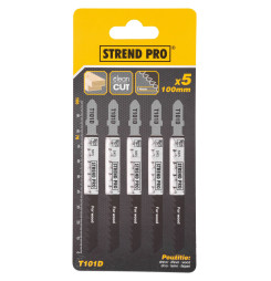 List do priamočiarej píly Strend Pro T101D 100 mm, 6z, na drevo, bal. 5 ks