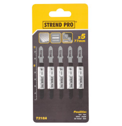 List do priamočiarej píly Strend Pro T218A 77 mm, 21z, na kov, bal. 5 ks