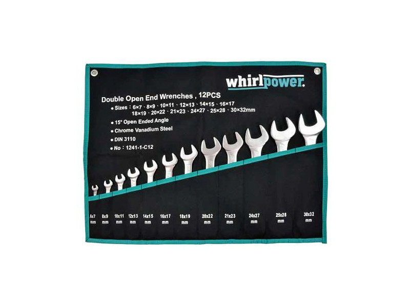 Sada kľúčov Whirlpower® 1241-1-C12, 12 dielna, vidlicová