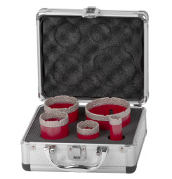 Sada vyrezávačov Strend Pro Premium, DCB11S5, 20-35-45-55-72 mm, M14, diamant, korunky, professional