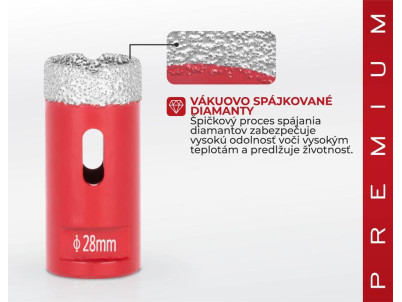 Vyrezávač Strend Pro Premium DCB11, 28 mm, M14, korunka, diamant, professional