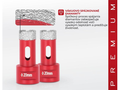 Vyrezávač Strend Pro Premium DCB11, 20 mm, M14, korunka, diamant, professional