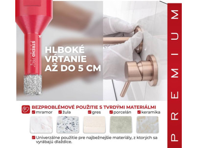 Vyrezávač Strend Pro Premium DCB11, 10 mm, M14, HD, korunka, diamant, professional