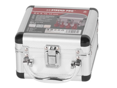 Sada vyrezávačov Strend Pro Premium DCB11S2, 6-8-10-12 mm, M14, diamant, korunky, professional